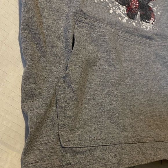 Faded Glory size 6 boys gray pullover hoodie kangaroo pocket shirt - Picture 4 of 6
